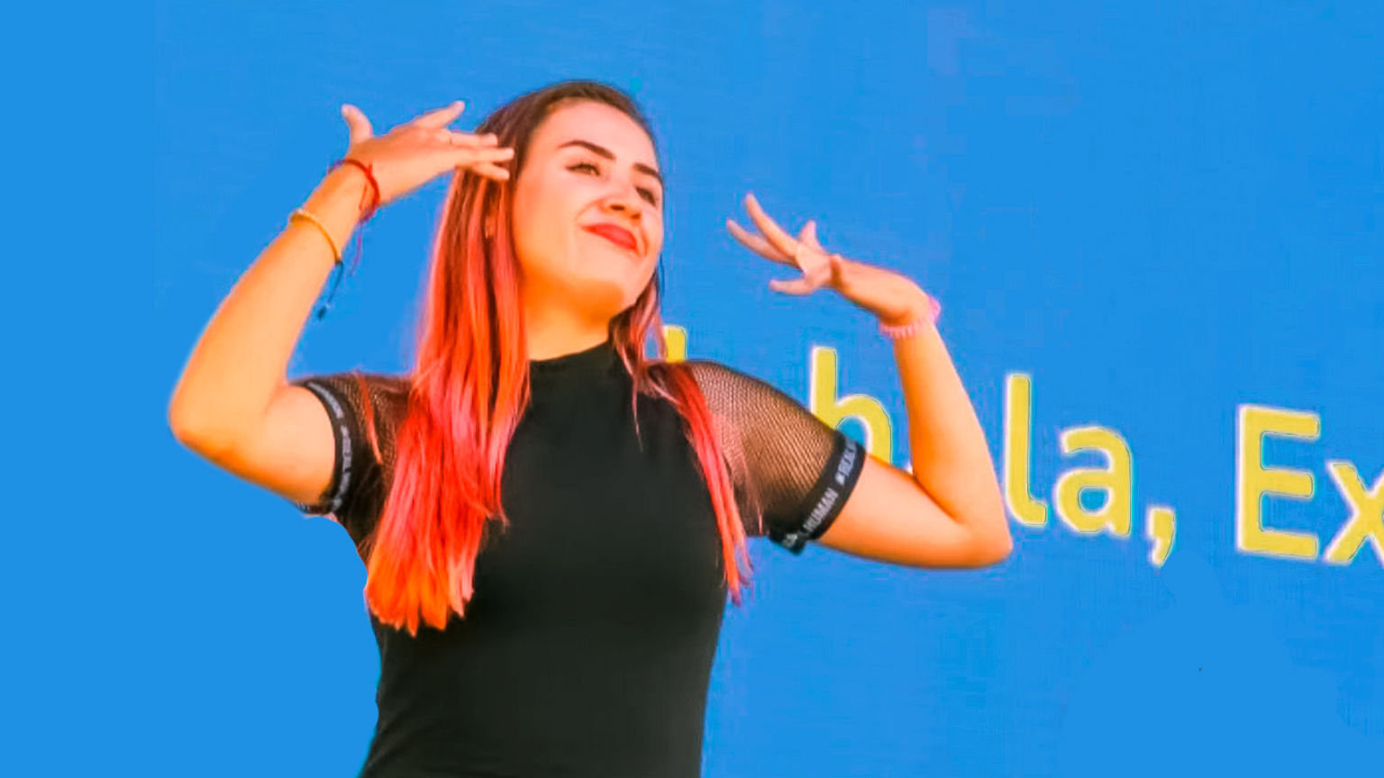 Interprete en lengua de señas Melissa